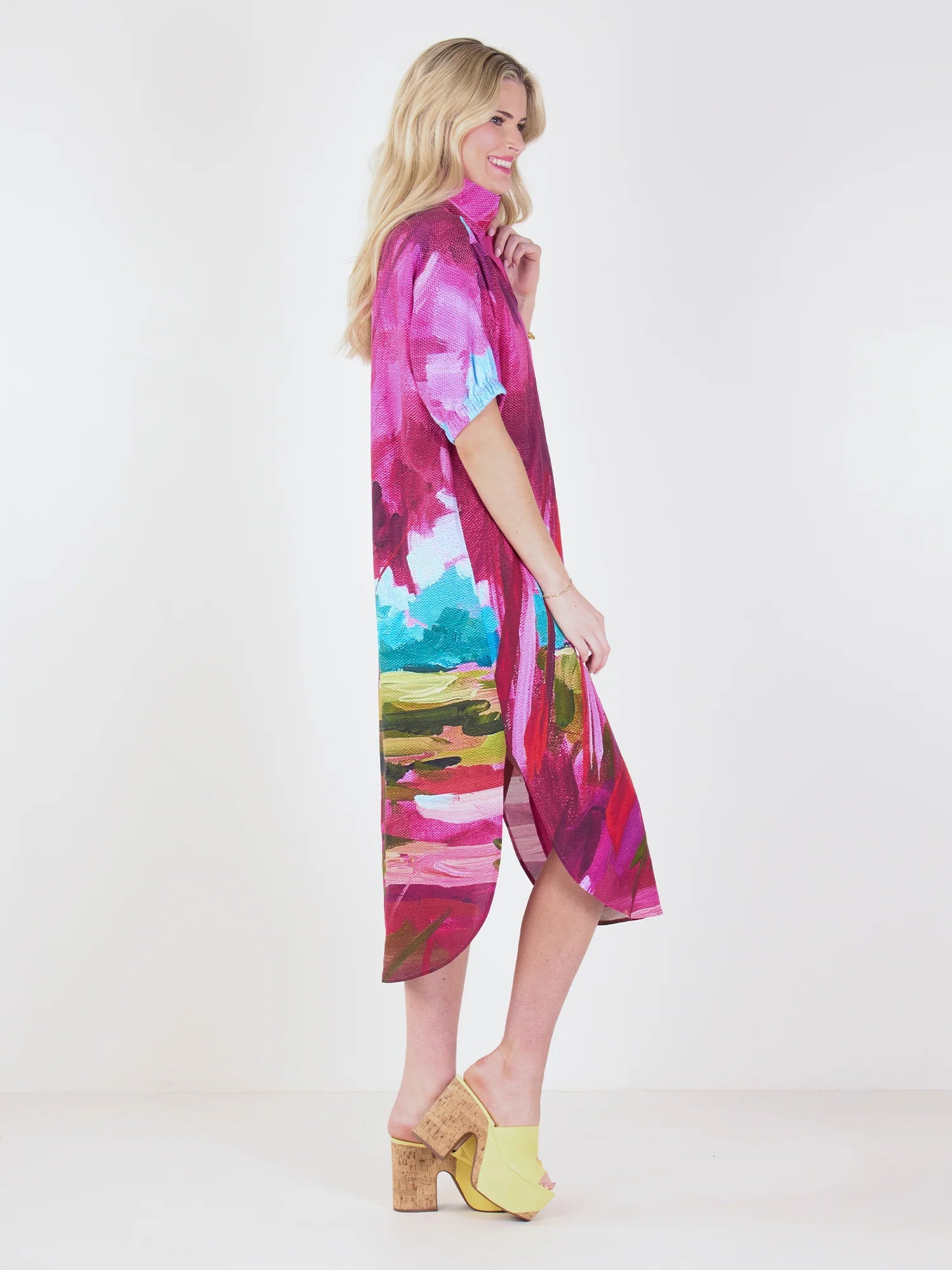 Em267 Sunset Caftan Dress
