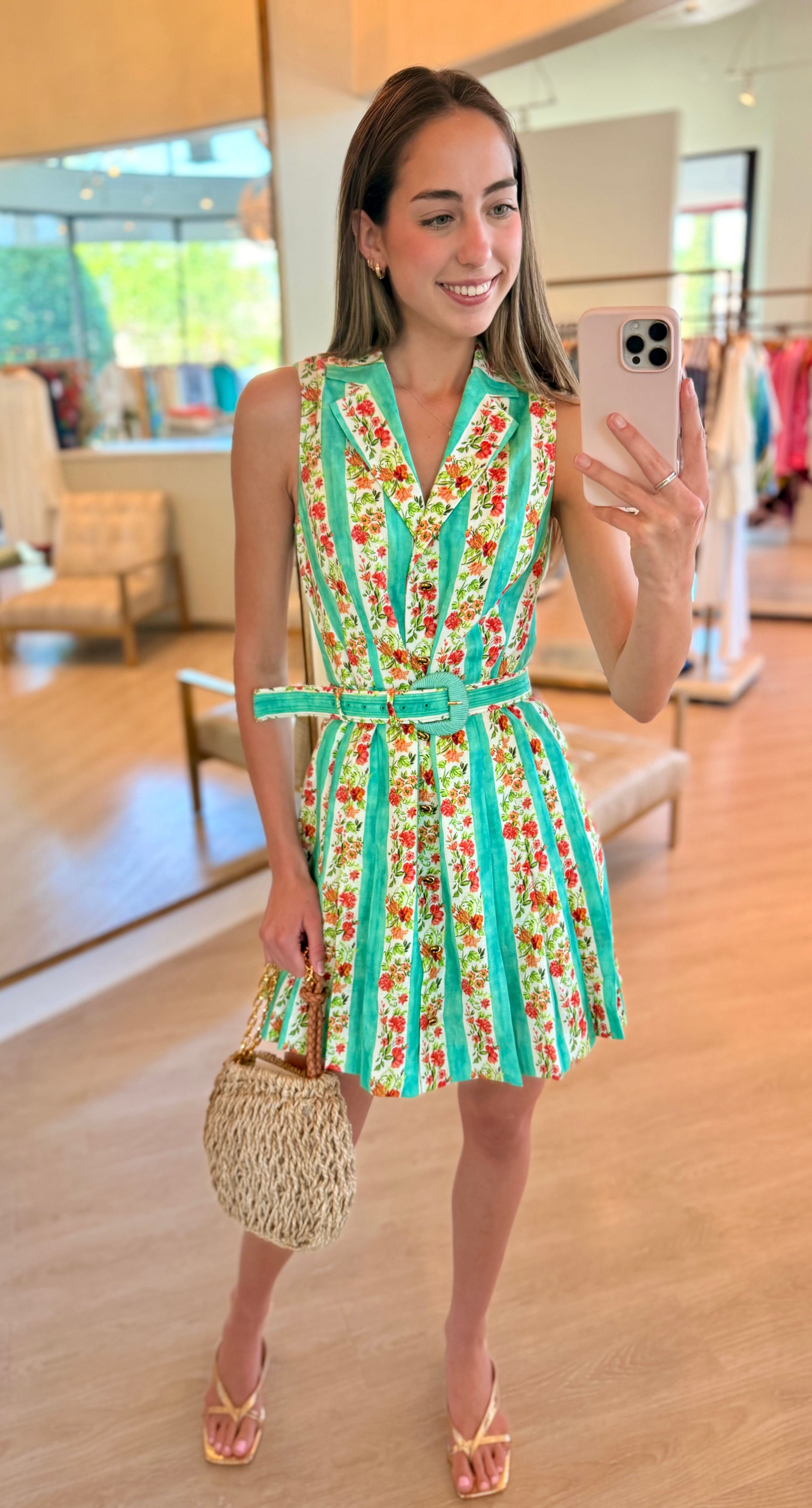 Sa11116 Wild Sea Linen Dress