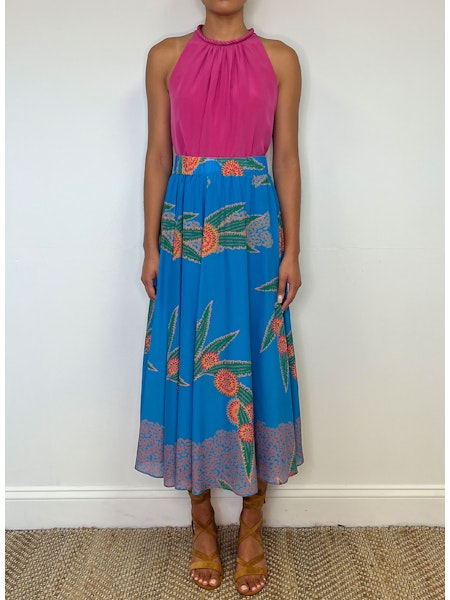 Ma1y10 Marie Oliver Rose High Neck Top