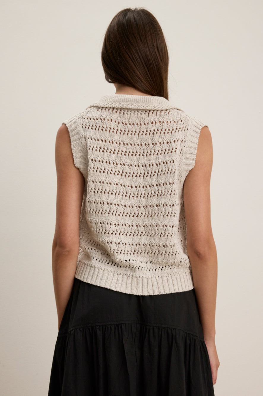 Verenee Chalk Knit Top