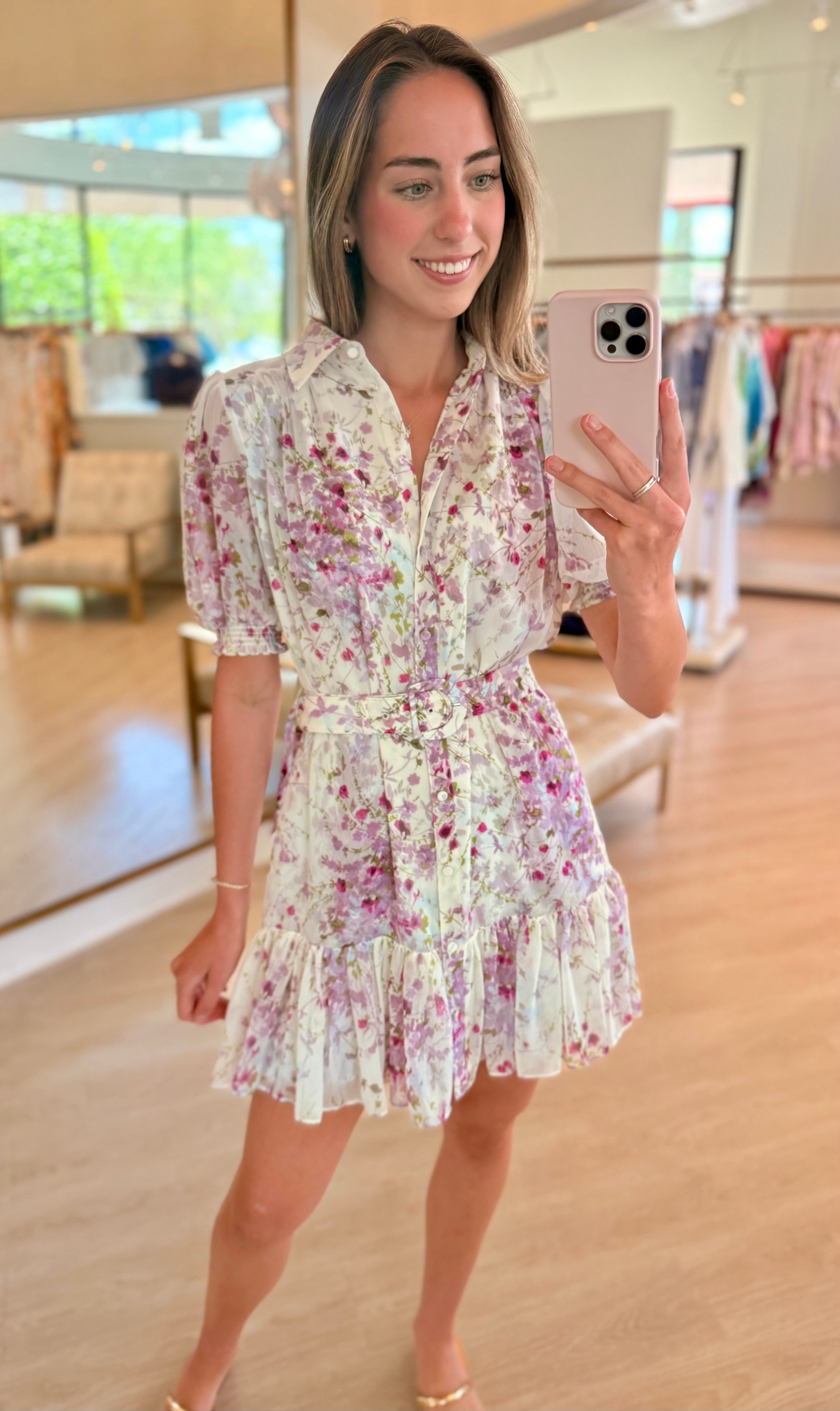 Cizd29819 Midsummer Bloom Mini Dress