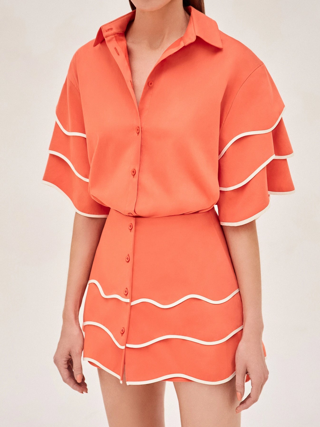 Al9343 Alexis Solan Dress - Orange