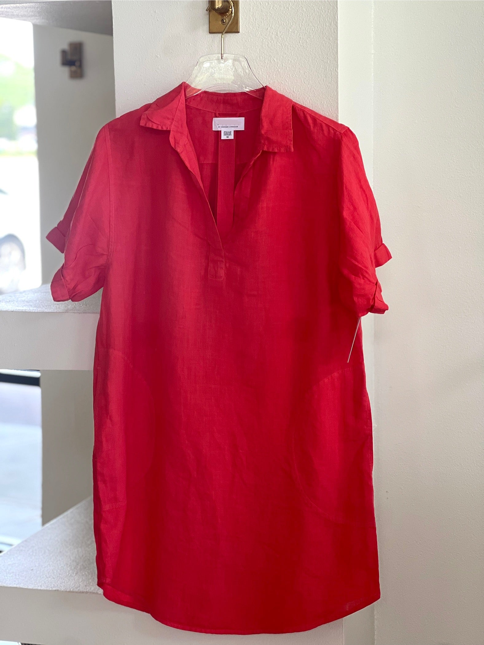 Vestella Taffy Belted Tunic Dress