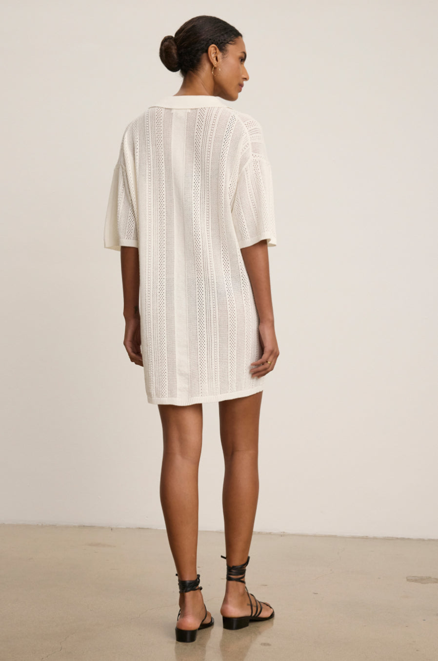 Vemila White Tunic Coverup Dress