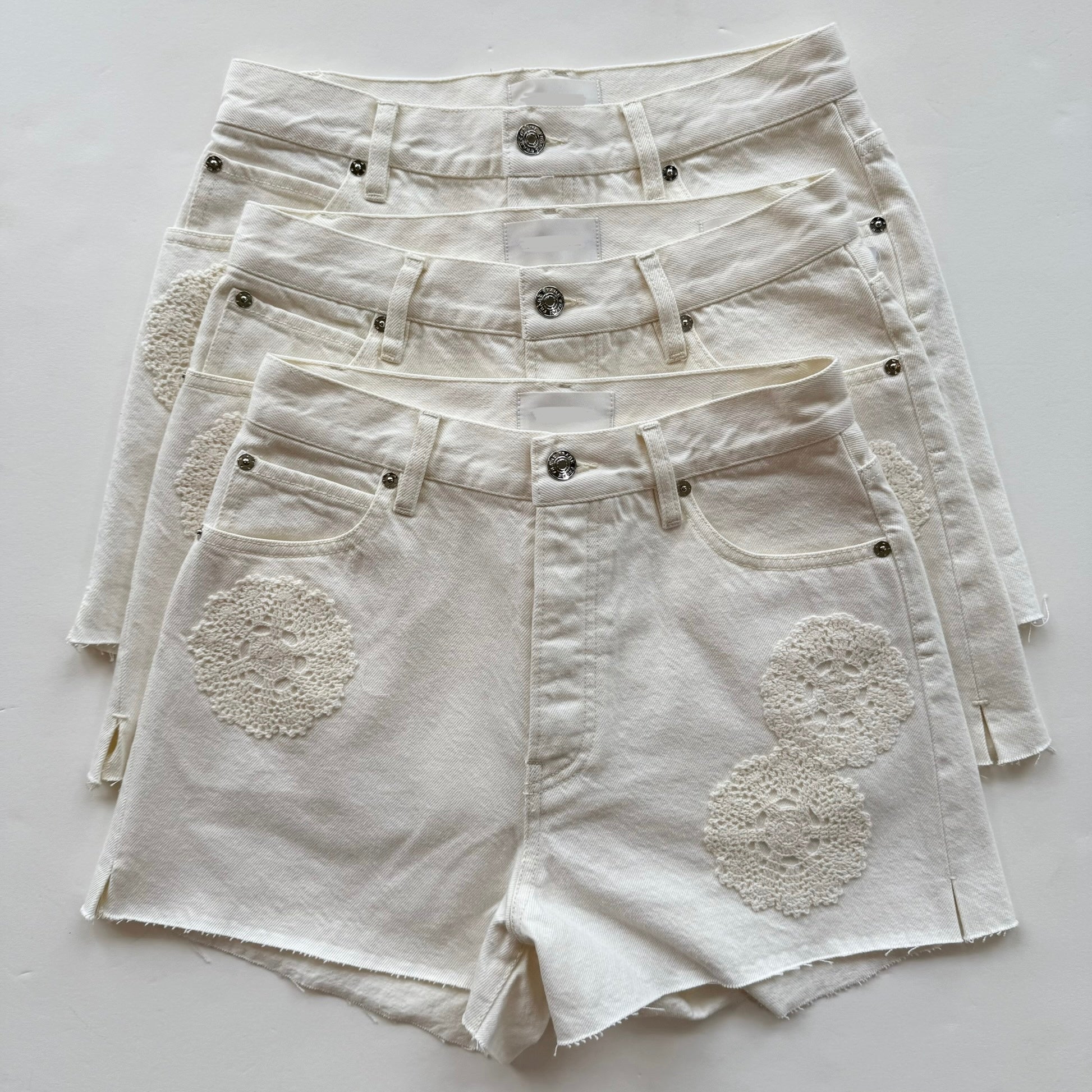 Fr4001 Crochet Dare Short - Cream