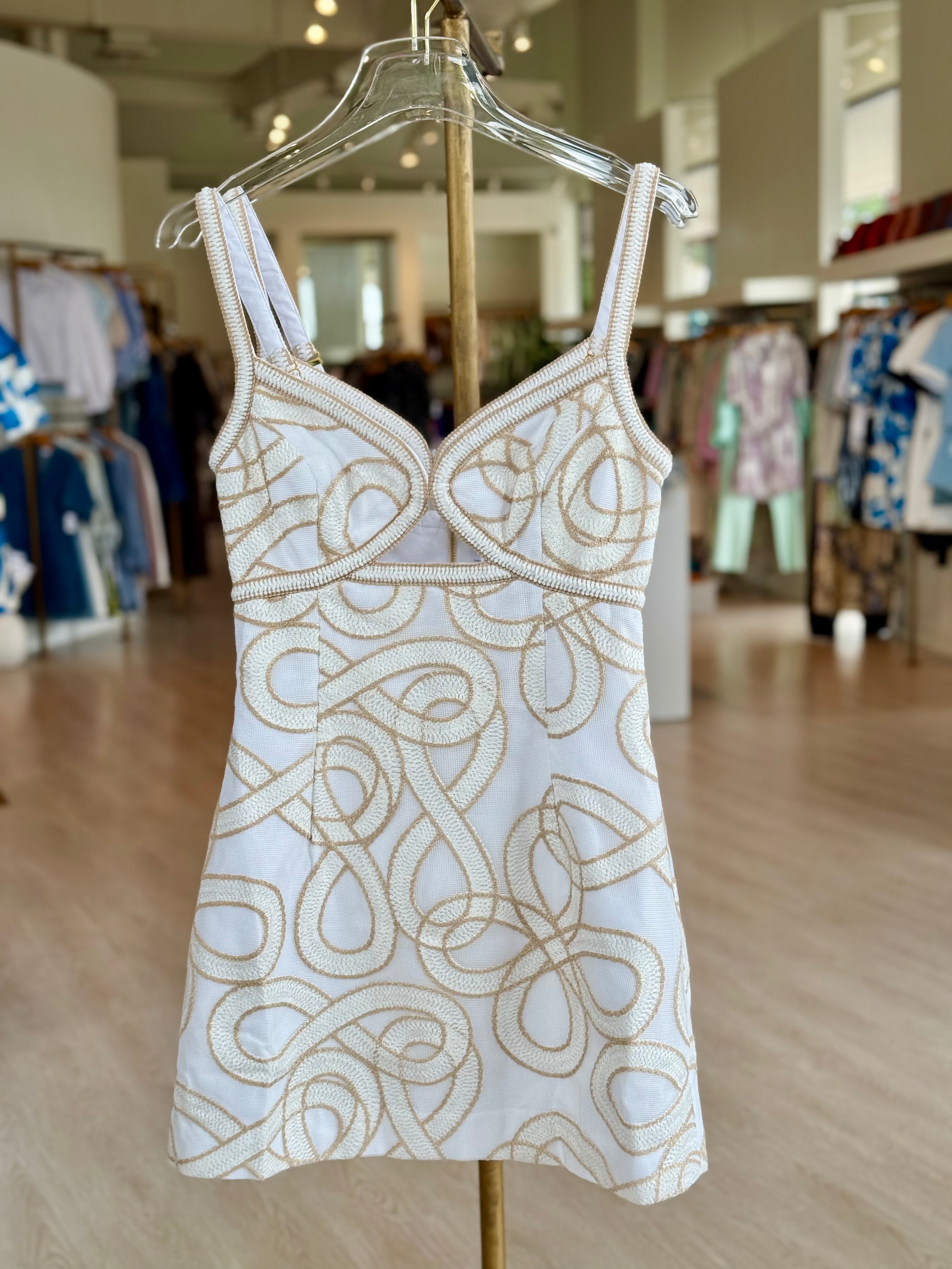 Re1096 Irena Mini Dress - Cream