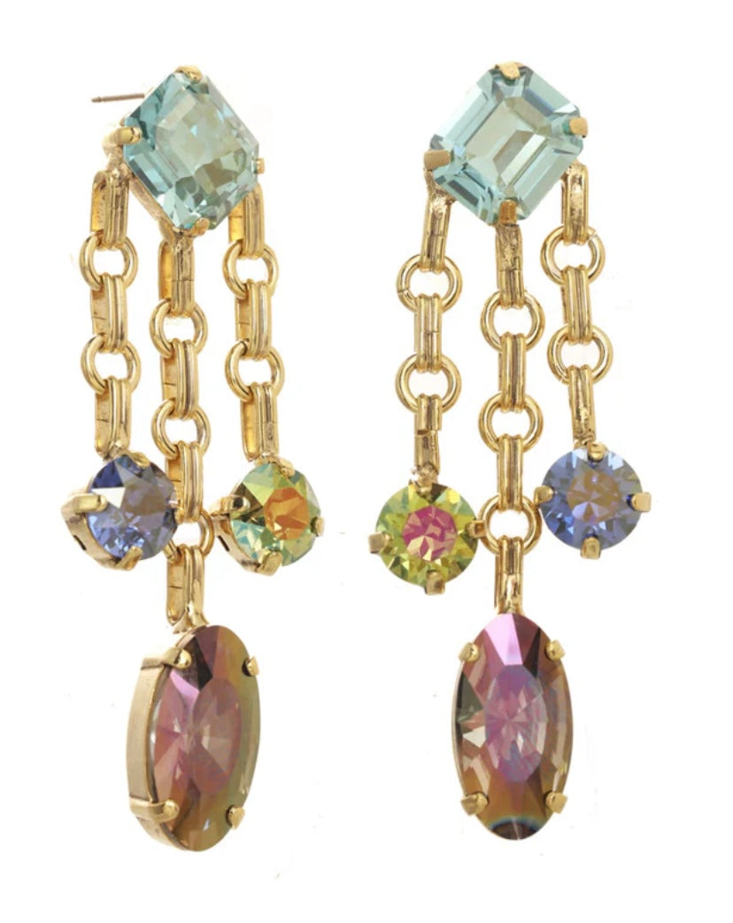 E7092 Turquoise Drop Earrings