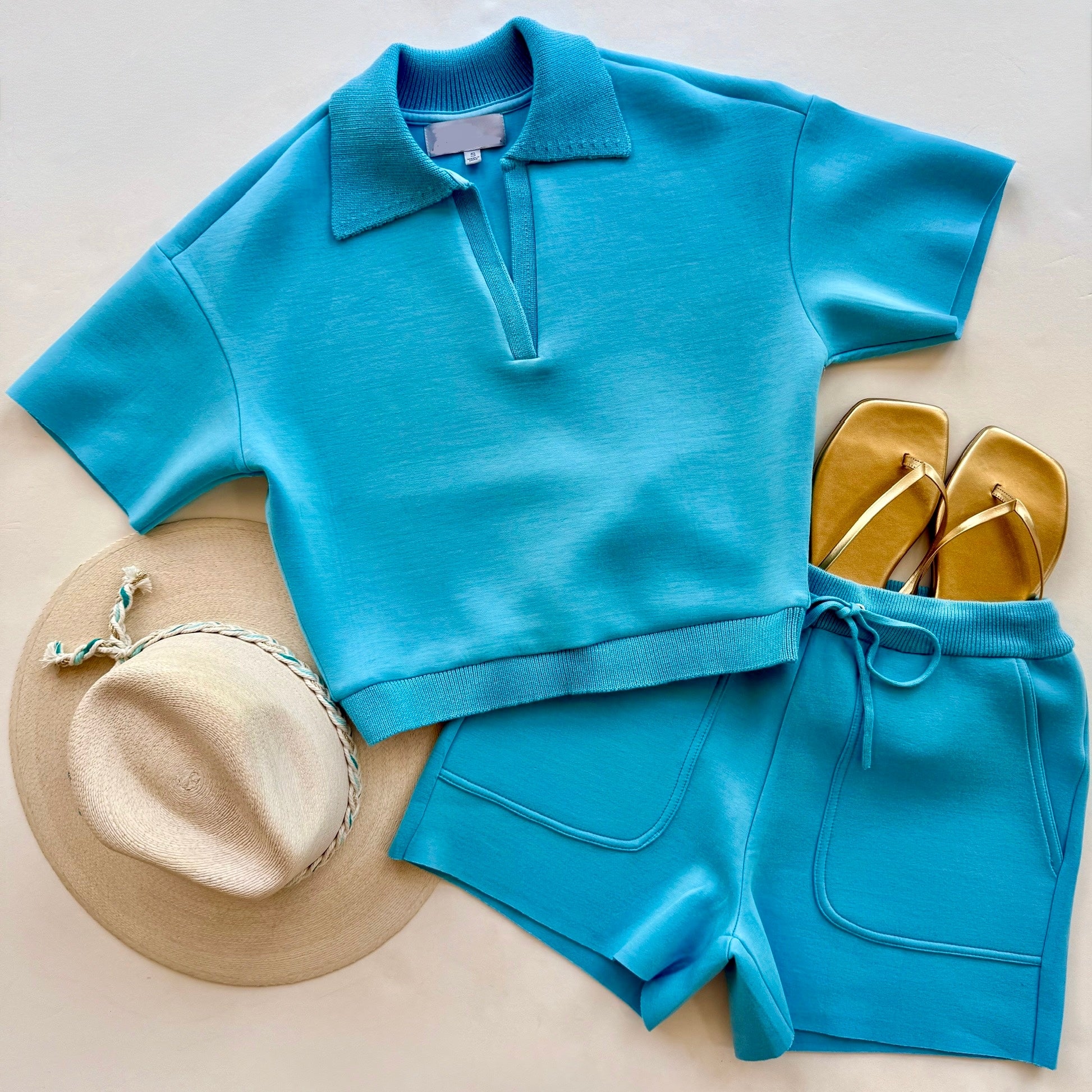 Dh2102 SET - Aqua Short Set
