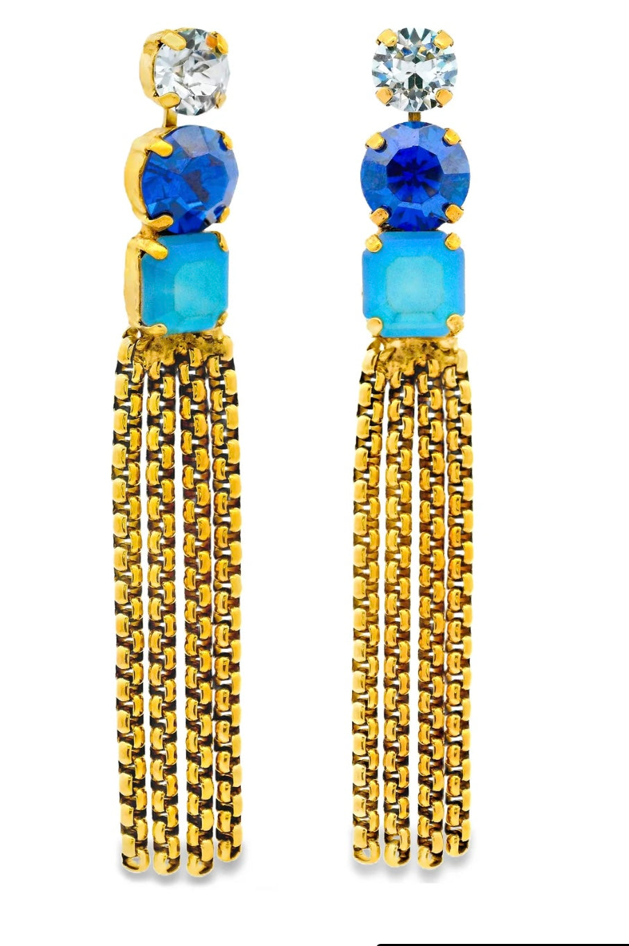 E7620 Turquoise Drop Earrings