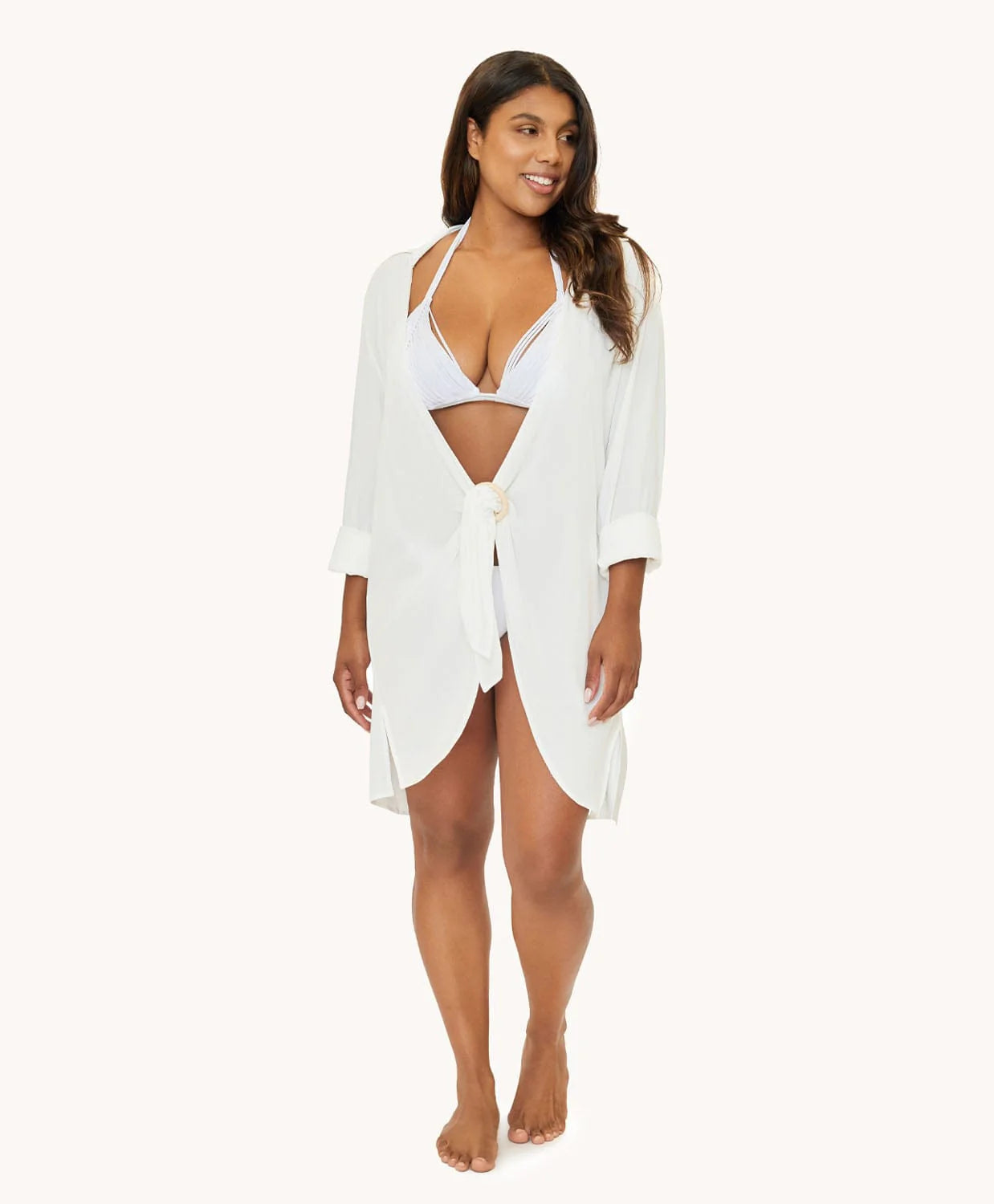 PQ970 Tie Cover Up - White