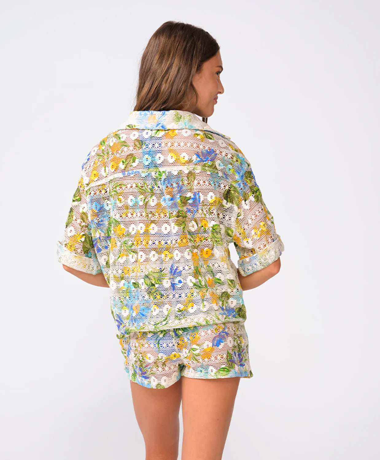 Pq1272 SET - Tropical Shorts Set