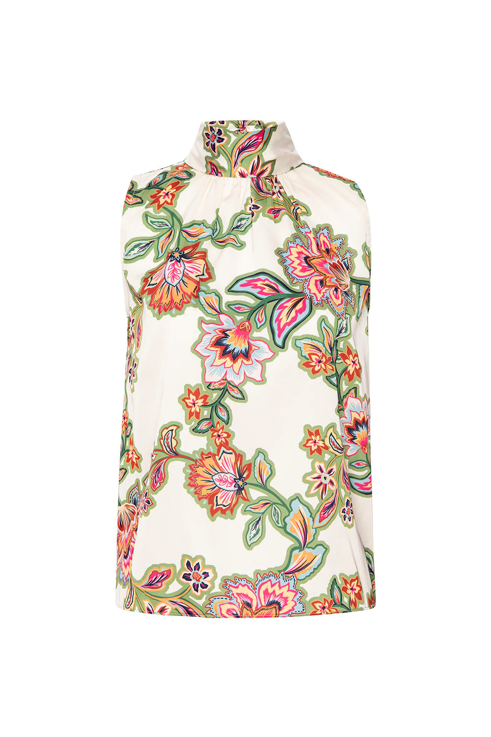 Mi92167 Lattice Floral Top