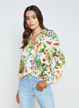 Load image into Gallery viewer, La40223 Botanical Silk Blouse
