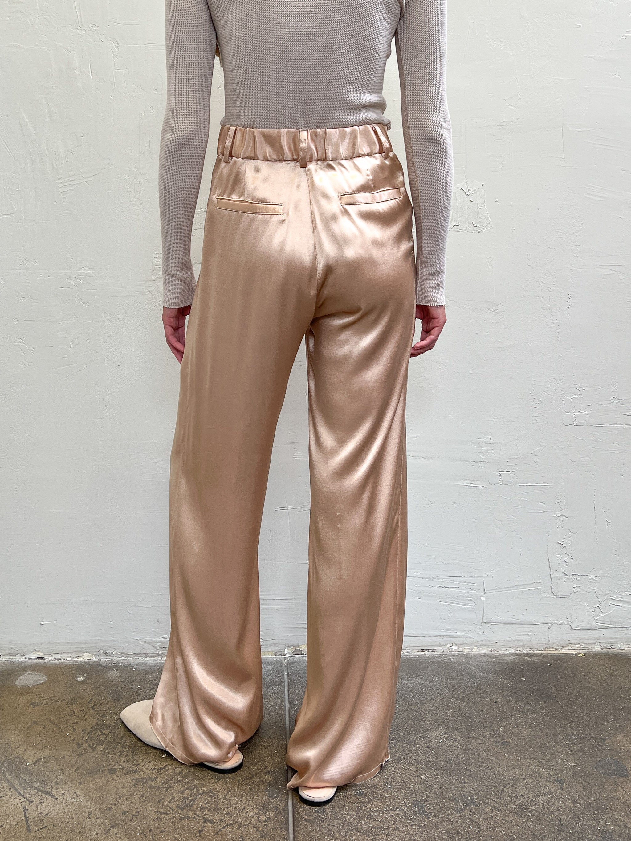 Ph2030 Pharaoh Champagne Satin Pant