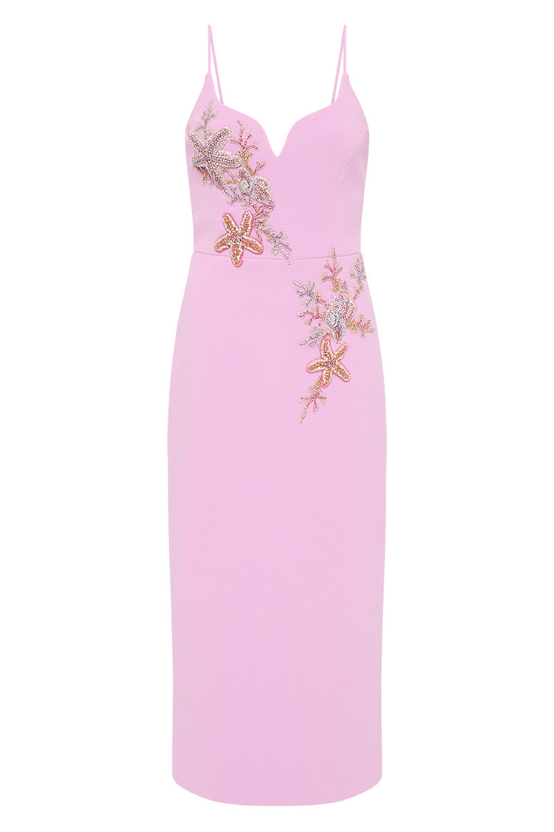 Re1454 Lilac Midi Dress