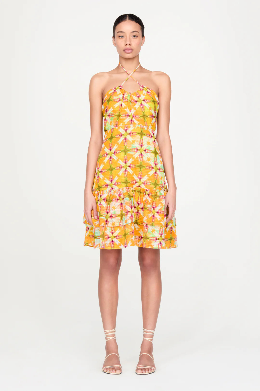 Ma2a15 Marie Oliver Papaya Halter Dress