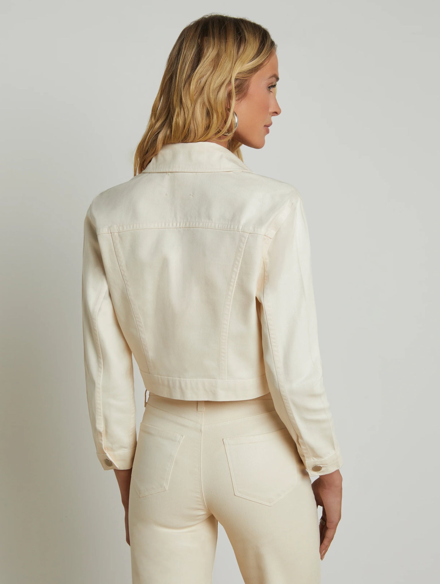 La1914 Vanilla Coated Cropped Jacket