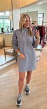 Load image into Gallery viewer, Vetta Grey Hoodie Dress
