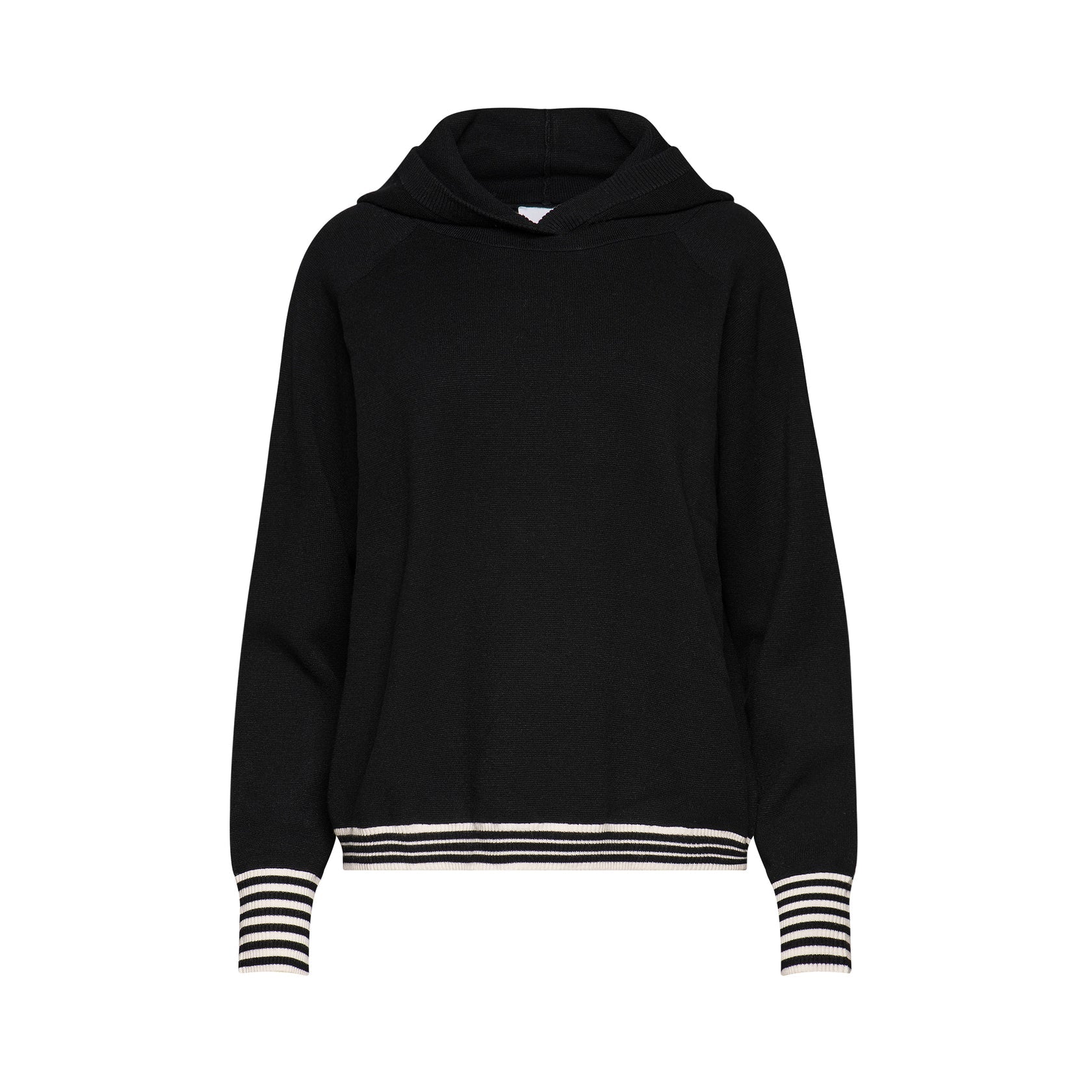 Su124 Stripe Cuff Hoodie