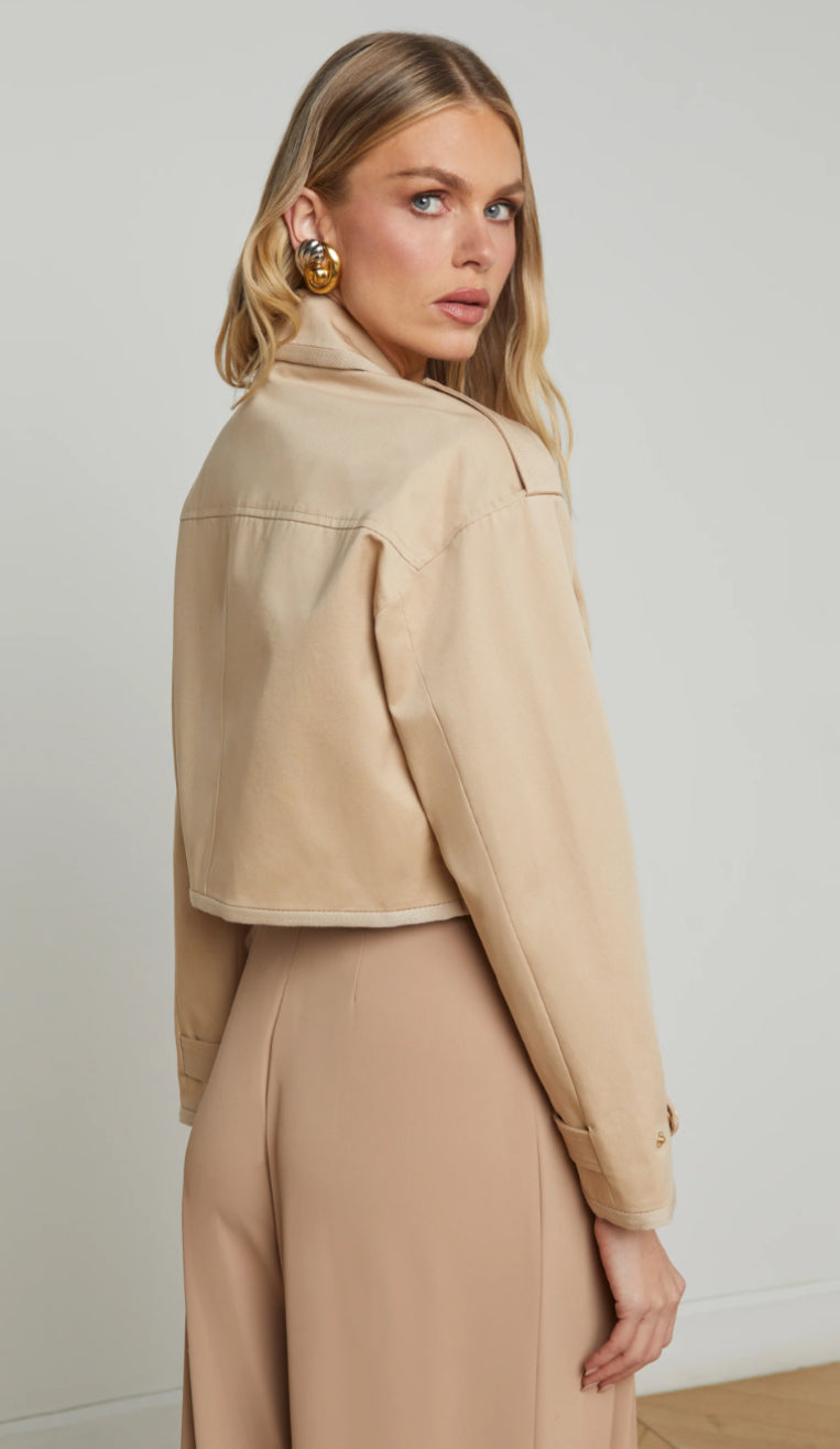 La1892 Cropped Trench Jacket