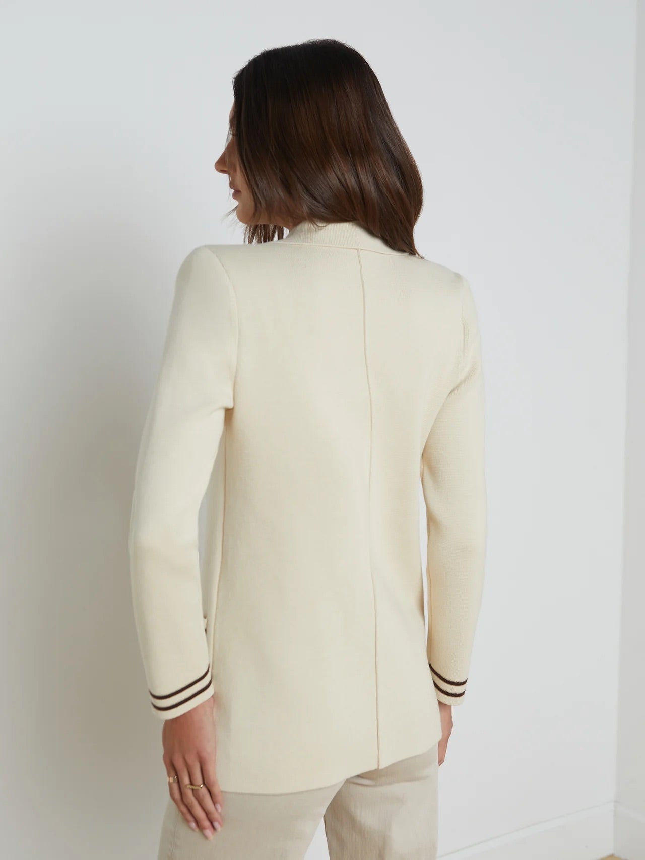 La8981 Porcelain Knit Blazer