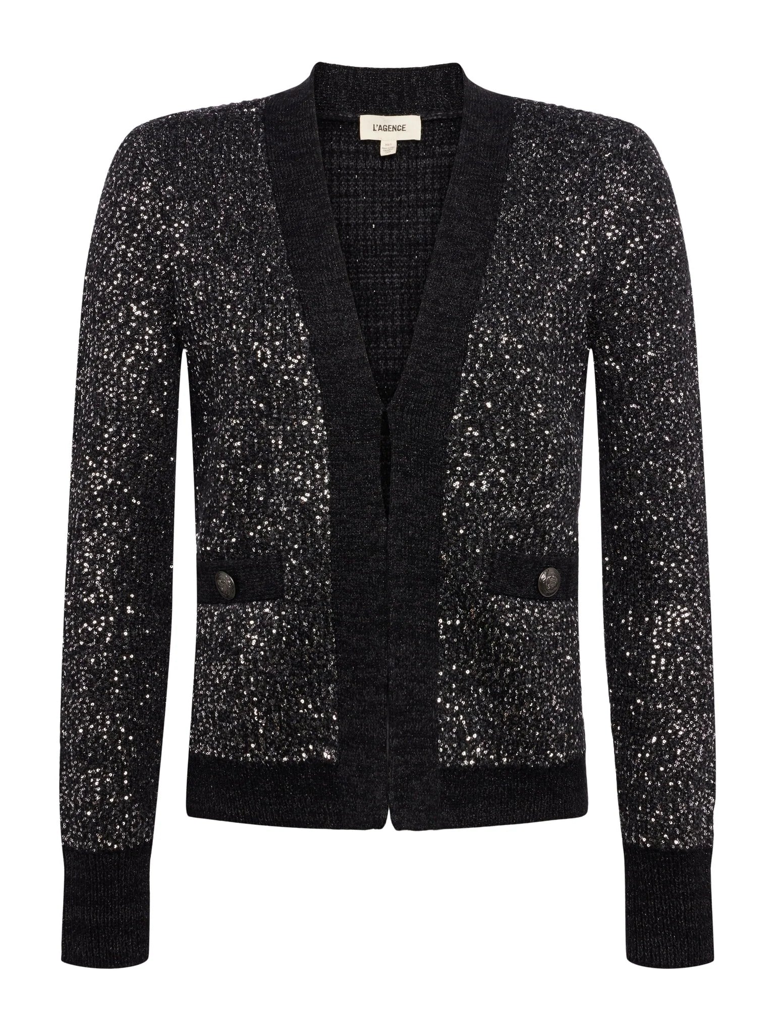 La8967 L’agence Jinny Sequin Cardigan