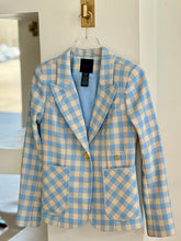 Load image into Gallery viewer, Sm2404 Blue Check Blazer
