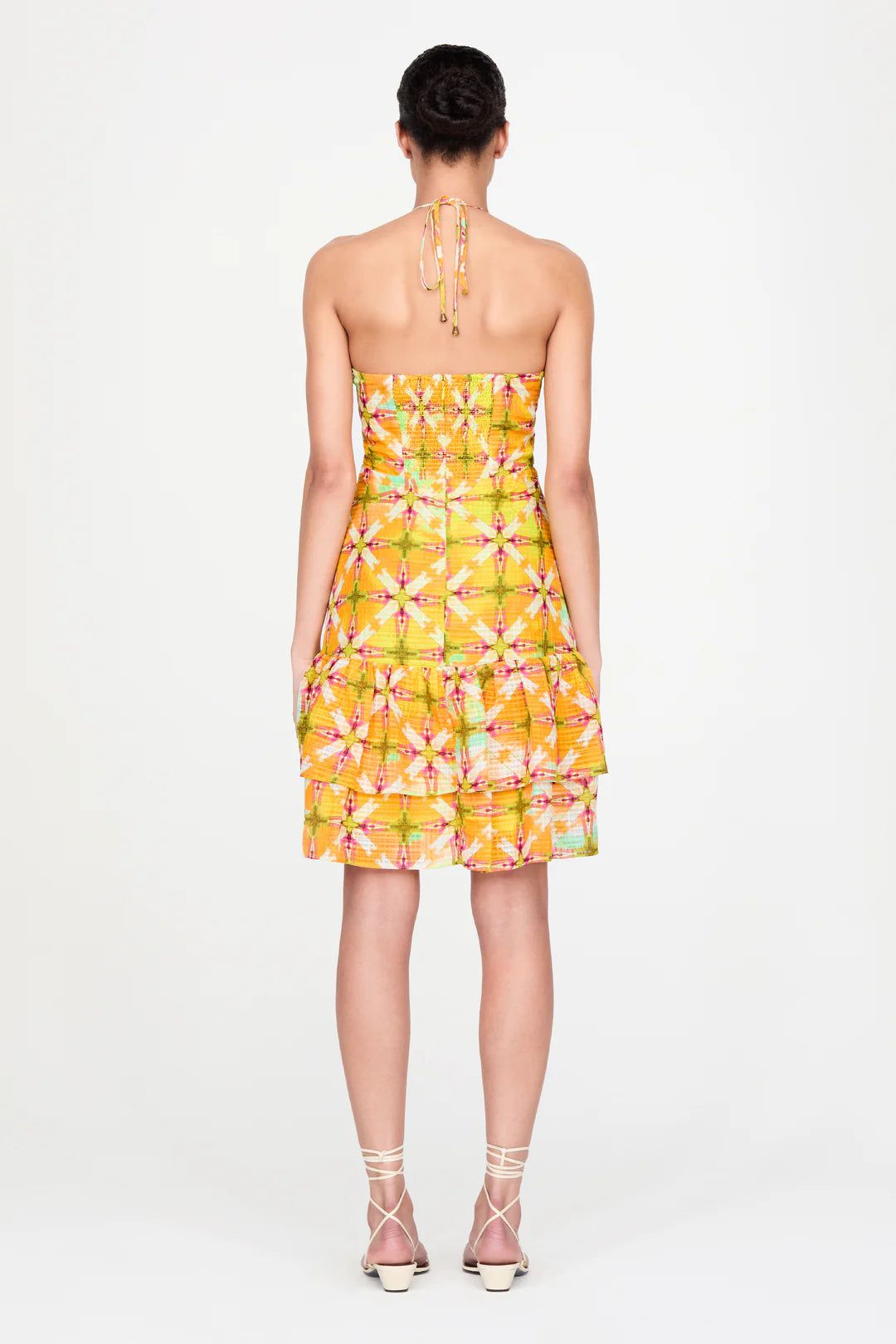 Ma2a15 Marie Oliver Papaya Halter Dress