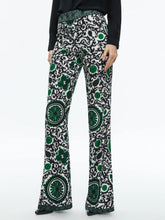 Load image into Gallery viewer, Alcc402p08104 Alice + Olivia Emerald Monarch Bootcut Pant
