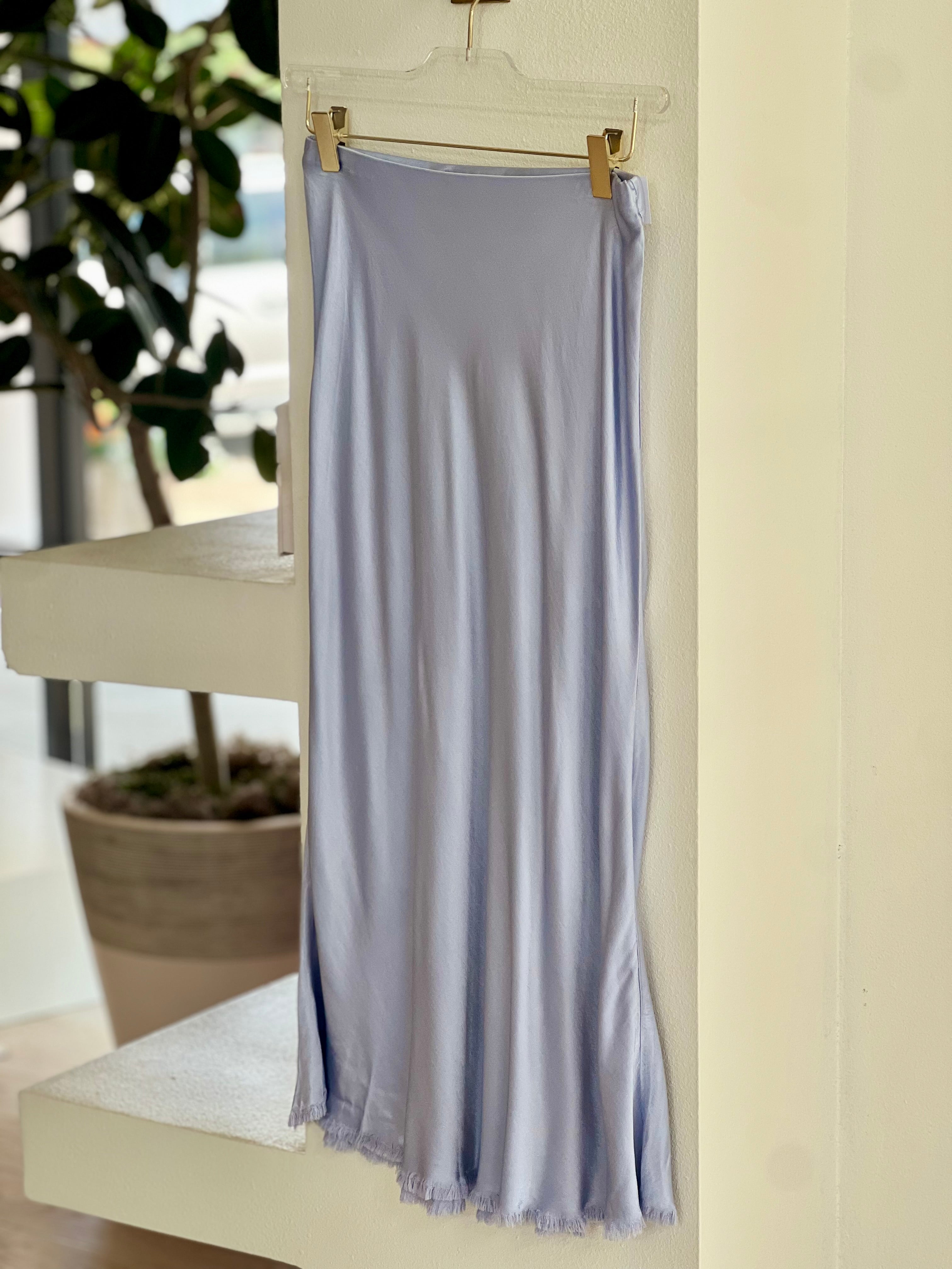 Ph2077 Blue Sky Satin Skirt