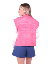 Load image into Gallery viewer, Em23708 Pink Pop Knit Vest
