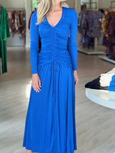 Load image into Gallery viewer, Fa315988 Bright Blue Midi Dress
