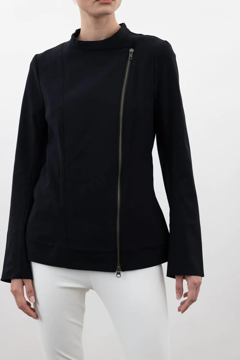 Elveracruz Black Stretch Moto Jacket