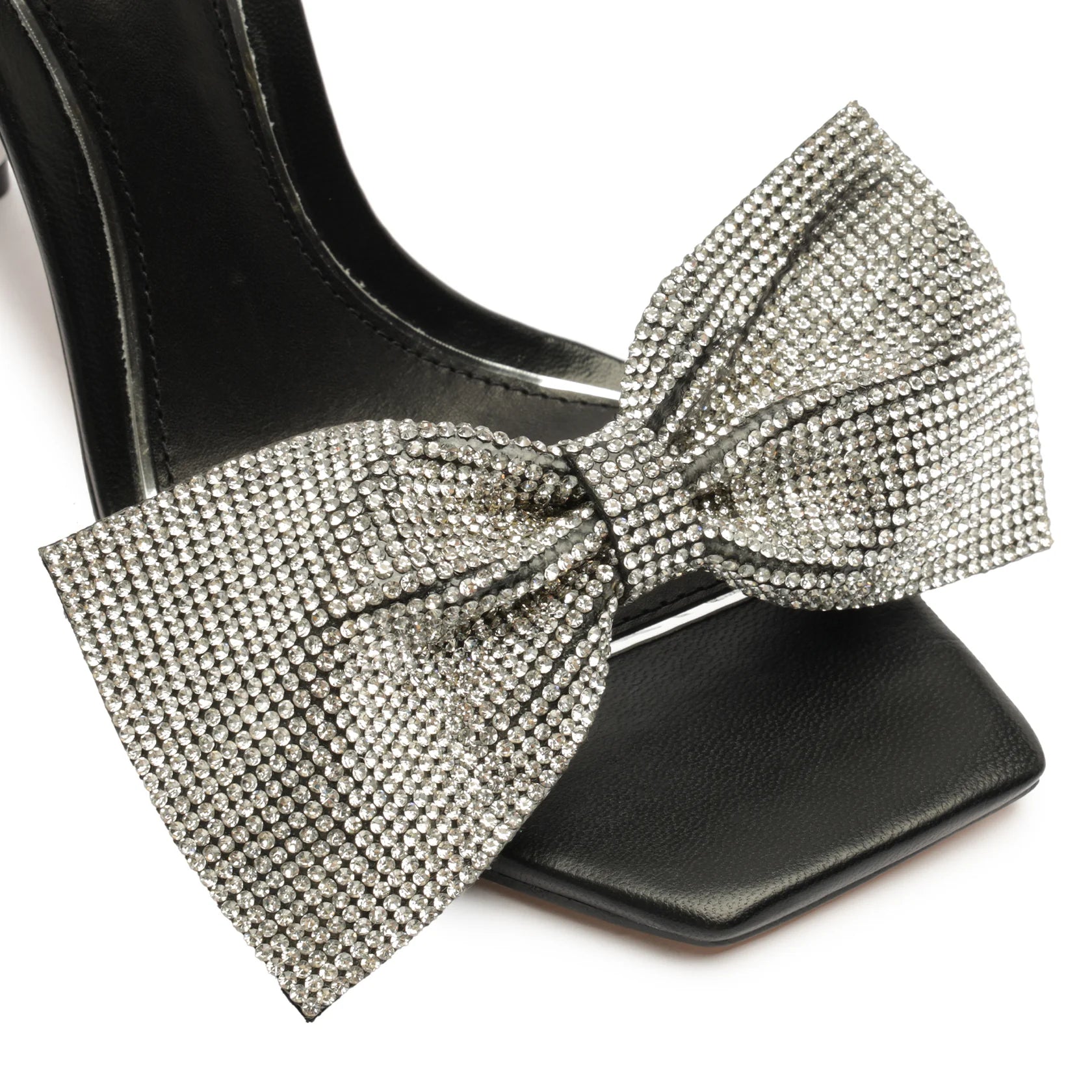 Schutz Mila Crystal Bow Heel