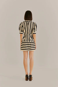 Fa319575 Mixed Stripe Mini Dress