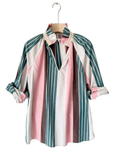 Load image into Gallery viewer, As23d Carnation Stripe Long Sleeve Top
