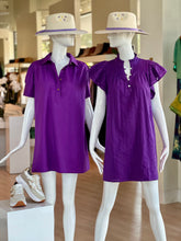 Load image into Gallery viewer, Nesmock Purple Smocked Dress
