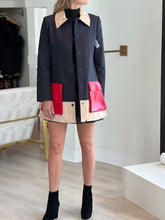 Load image into Gallery viewer, Alcc308a24402 Black + Almond + Red Jacket
