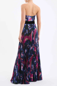 Re1257 Pleated Gown