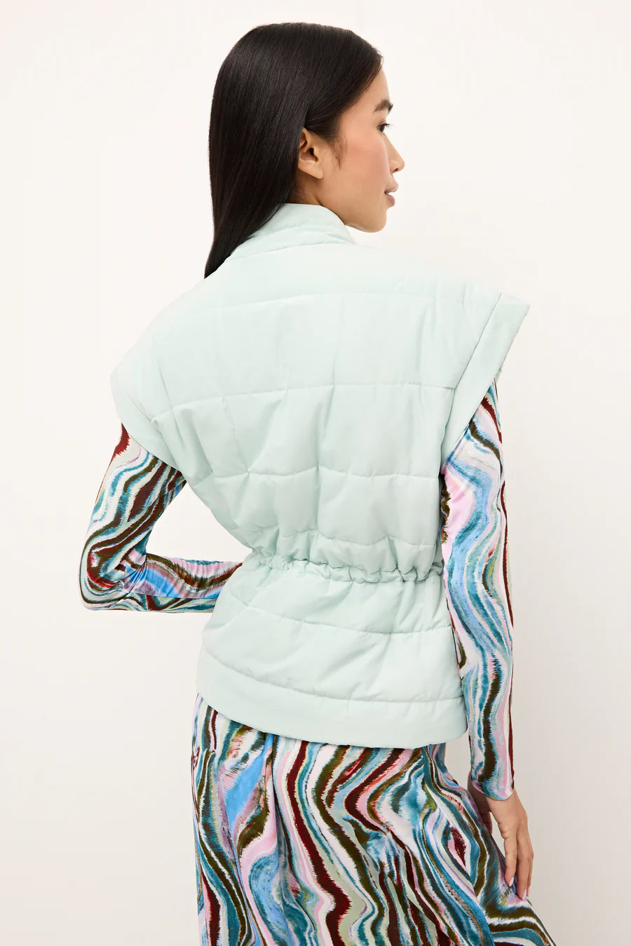 Ma846 Seafoam Puffer Vest