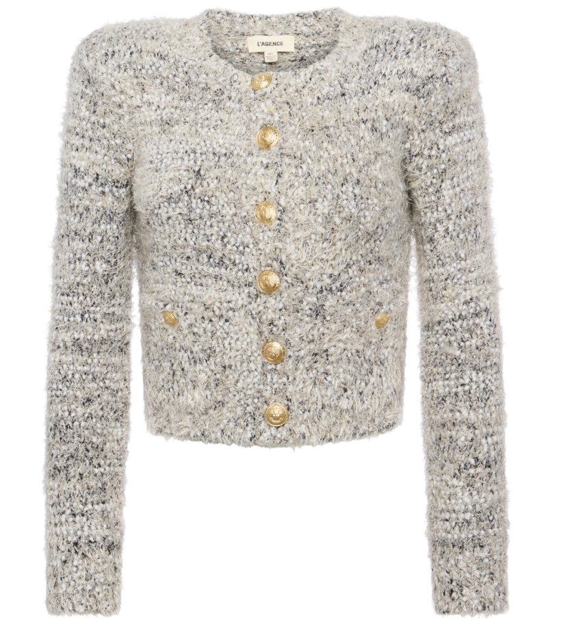 La80045 Confetti Knit Cardigan