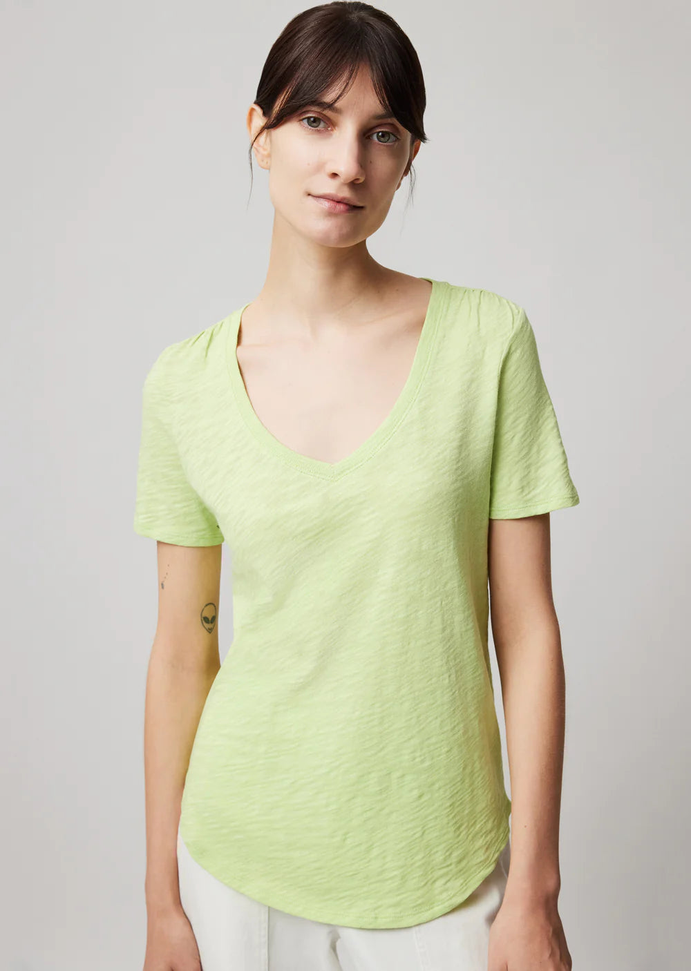 Ataw1003 ATM Matcha Green Vneck Tee