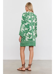 Vemella Green Palm Dress