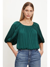 Load image into Gallery viewer, Vetami Fern Puff Sleeve Top

