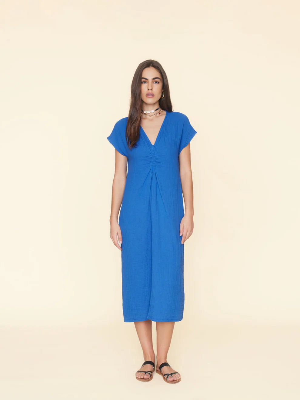 Xixchg004 Xirena Deep Wave Midi Dress