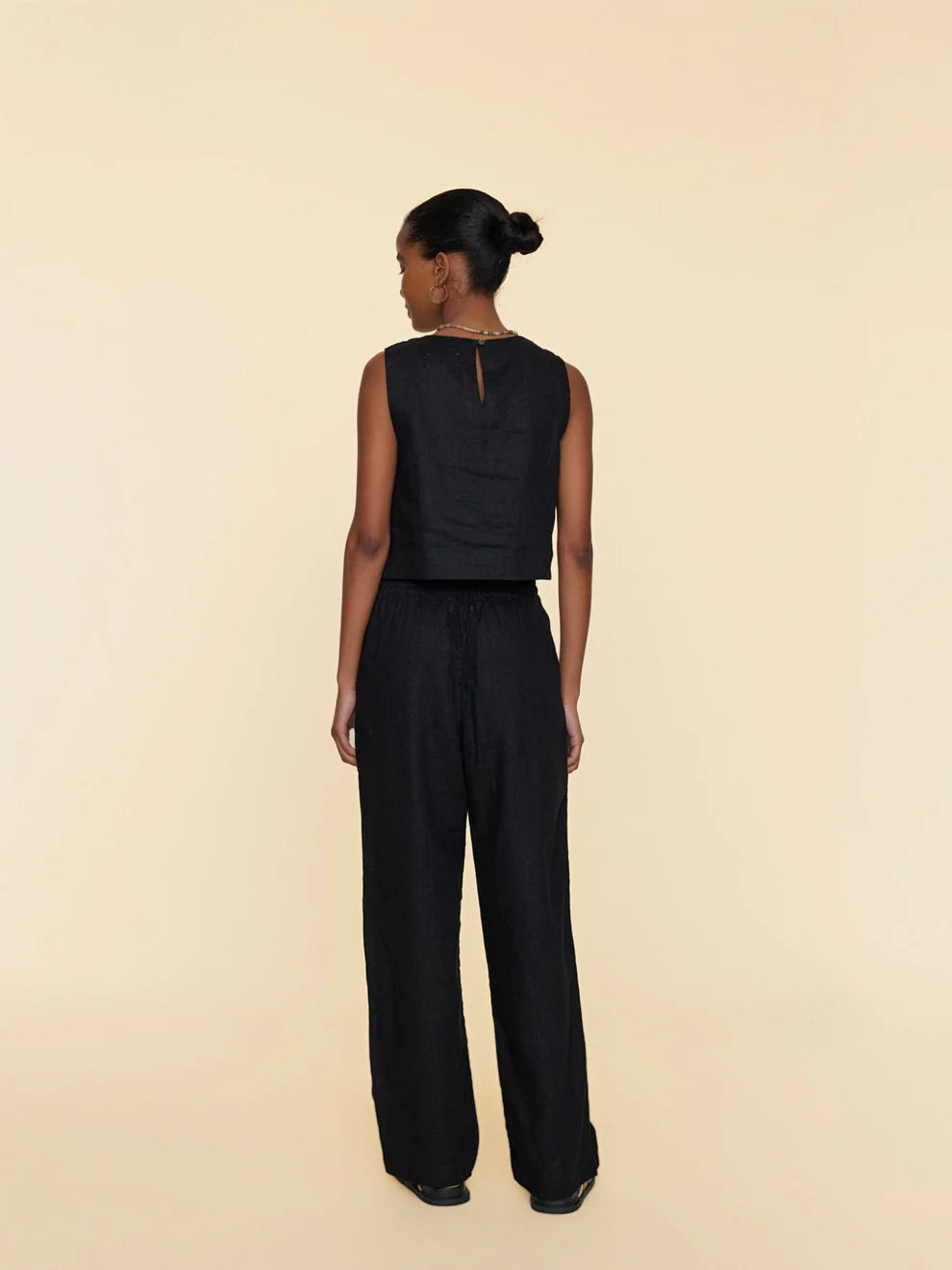 Xixlgl003 Xirena Black Linen Pants