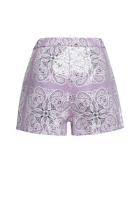 Le4135 Le Superbe Bandana Violeta Shorts